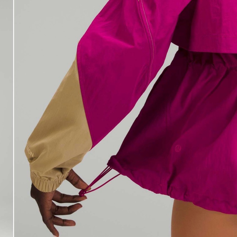 Lululemon Evergreen Anorak Prosecco / Ripened Raspberry Size 6 - Picture 3 of 15